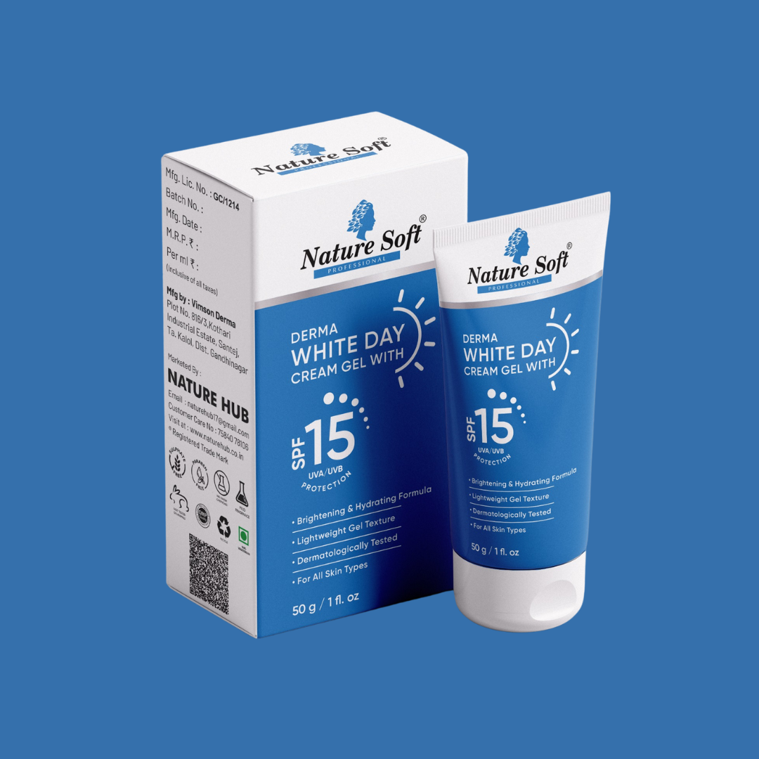 White Cream Gel with SPF